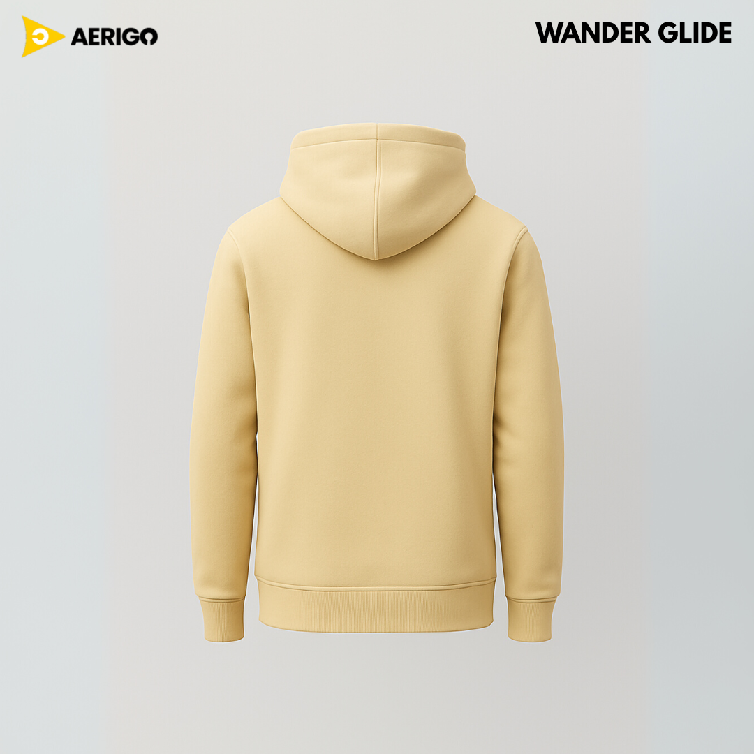 WanderGlide Premium Unisex Hoodie - Classic Beige
