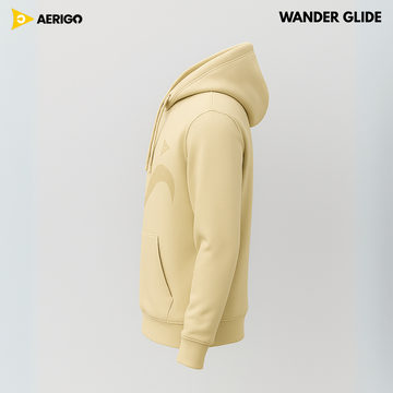 WanderGlide Premium Unisex Hoodie - Classic Beige