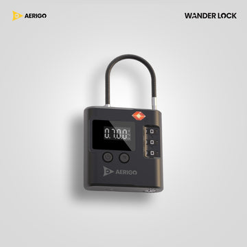 Aerigo Wander Lock – TSA-Approved Smart Luggage Lock with Find My & Built-In Scale