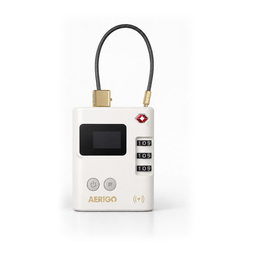 Aerigo Wander Lock – TSA-Approved Smart Luggage Lock with Find My & Built-In Scale
